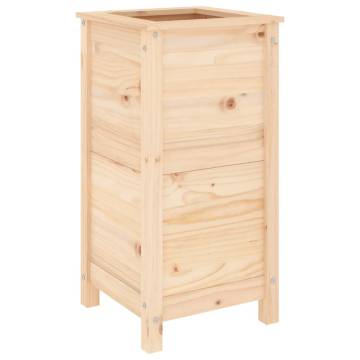 Garden Planter 40x40x78 cm - Solid Pine Wood | HipoMarket