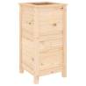 Garden Planter 40x40x78 cm - Solid Pine Wood | HipoMarket