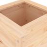 Garden Planter 40x40x78 cm - Solid Pine Wood | HipoMarket