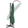 Green Cantilever Umbrella with Aluminium Pole - 400x300 cm