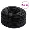 Hybrid Air Hose Black 0.6" 50m - Durable Rubber & PVC