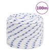 Boat Rope White 16 mm 100 m Polypropylene Colour white and blue Quantity in Package 1 Length 100 m Diameter 16 mm 