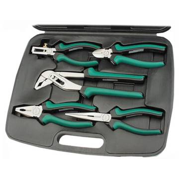 Brüder Mannesmann 5 Piece Pliers Set - Tool Kit for All Tasks