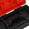 2 Piece Tool Box Set - Sturdy Black & Red Storage Solution