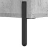 Stylish Highboard in Concrete Grey | 69.5x34x180 cm