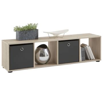 FMD Standing Shelf with 4 Compartments - Oak Tree | Hipomarket