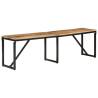 Bench 160x35x46 cm Solid Wood Mango Colour brown Size 160 x 35 x 46 cm 