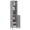 Stylish Highboard Grey Sonoma - 34.5x34x180 cm | Hipo Market