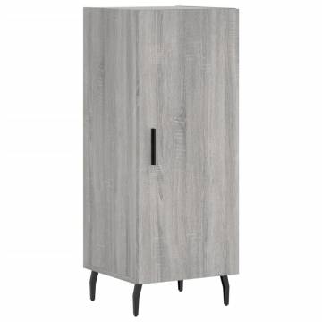 Stylish Highboard Grey Sonoma - 34.5x34x180 cm | Hipo Market