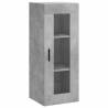 Elegant Highboard Concrete Grey - Durable Engineered Wood