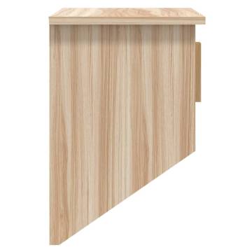 Stylish Wall Wardrobe with Hooks - 80x24x35.5 cm