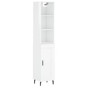 Highboard High Gloss White - Stylish Storage Solution | Hipo Market