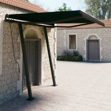 Manual Retractable Awning 3x2.5 m - Anthracite | HiPO Market