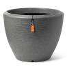 Capi Plant Vase Arc Granite Tapered Low 34x25 cm Anthracite Colour anthracite Size 34 x 25 cm Quantity in Package 1 