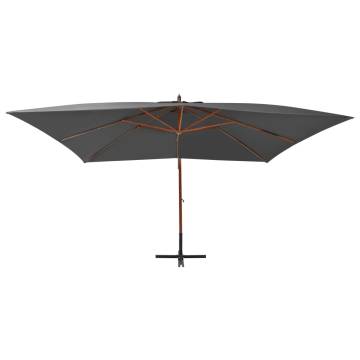 Cantilever Umbrella 400x300 cm Anthracite - Elegant Shade Solution