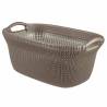 Curver Laundry Basket Knit 40L Metallic Brown Colour brown Quantity in Package 1 