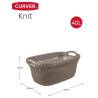 Curver Laundry Basket Knit 40L - Metallic Brown | HipoMarket