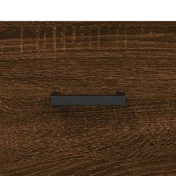 Elegant Brown Oak Coffee Table - 102x50x40 cm