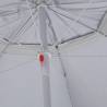 Beach Umbrella with Side Walls - 215 cm, Sand Color