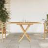 Folding Garden Table - Solid Teak 120x120 cm | Hipomarket