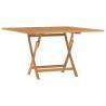 Folding Garden Table - Solid Teak 120x120 cm | Hipomarket