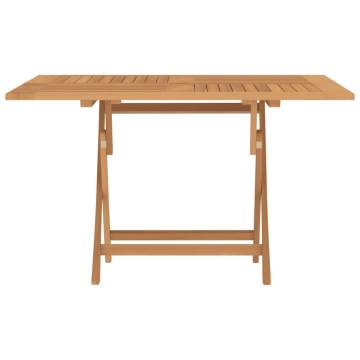 Folding Garden Table - Solid Teak 120x120 cm | Hipomarket