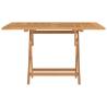 Folding Garden Table - Solid Teak 120x120 cm | Hipomarket