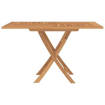 Folding Garden Table - Solid Teak 120x120 cm | Hipomarket