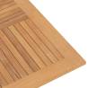 Folding Garden Table - Solid Teak 120x120 cm | Hipomarket