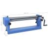 Bending Machine 640 mm Steel - Easy to Operate | Hipomarket