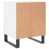 High Gloss White Bedside Cabinet - Stylish Storage Solution