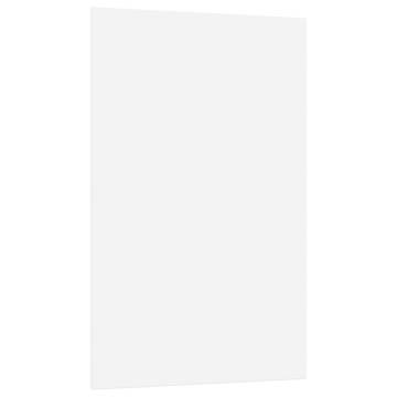 Stretched Canvases 12 pcs - White Fabric & Solid Pine Frame