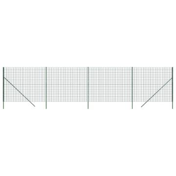 Green Wire Mesh Fence 2x10 m | Galvanised Steel | HipoMarket