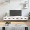 TV Cabinet High Gloss White 150x36x30 cm Engineered Wood Colour high gloss white Quantity in Package 1 