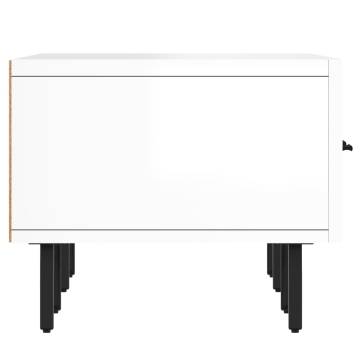 High Gloss White TV Cabinet - Modern Design & Spacious Storage