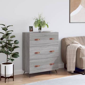 Chest of Drawers Grey Sonoma - Stylish & Durable Storage Solution