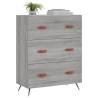 Chest of Drawers Grey Sonoma - Stylish & Durable Storage Solution