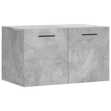 Concrete Grey Wall Cabinet - Stylish & Functional Storage