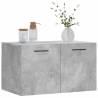 Concrete Grey Wall Cabinet - Stylish & Functional Storage