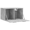 Concrete Grey Wall Cabinet - Stylish & Functional Storage