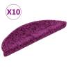 Violet Stair Mats 10 pcs | Non-Slip & Washable - HipoMarket