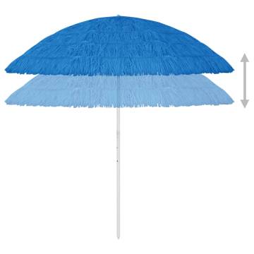 Hawaii Beach Umbrella Blue 300 cm - UV Protection & Style