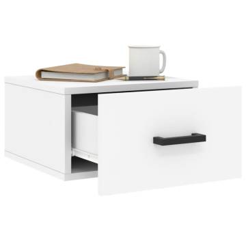 Wall-mounted Bedside Cabinets - 2 pcs White 35x35x20 cm