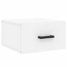 Wall-mounted Bedside Cabinets - 2 pcs White 35x35x20 cm