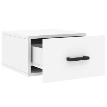 Wall-mounted Bedside Cabinets - 2 pcs White 35x35x20 cm