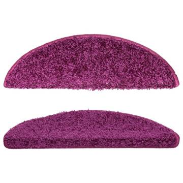 Violet Stair Mats 10 pcs | Non-Slip & Washable - HipoMarket