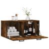 Wall Cabinet Smoked Oak - Stylish Storage | HipoMarket