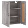 Elegant Wall Mounted Cabinet - Grey Sonoma - 69.5x34x90 cm