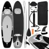 Inflatable Stand Up Paddle Board Set Black 330x76x10 cm Colour black Size 330 x 76 x 10 cm 