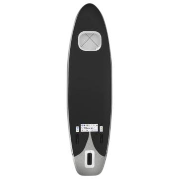 Inflatable Stand Up Paddle Board Set Black - 330x76x10 cm